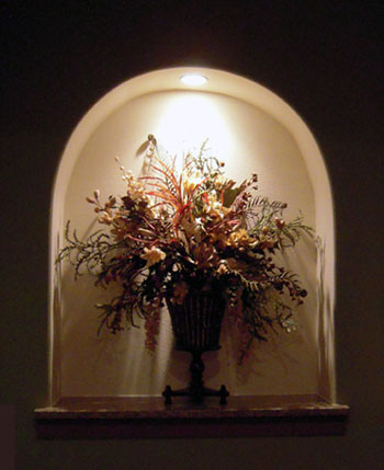 art interiors-floral arrangement